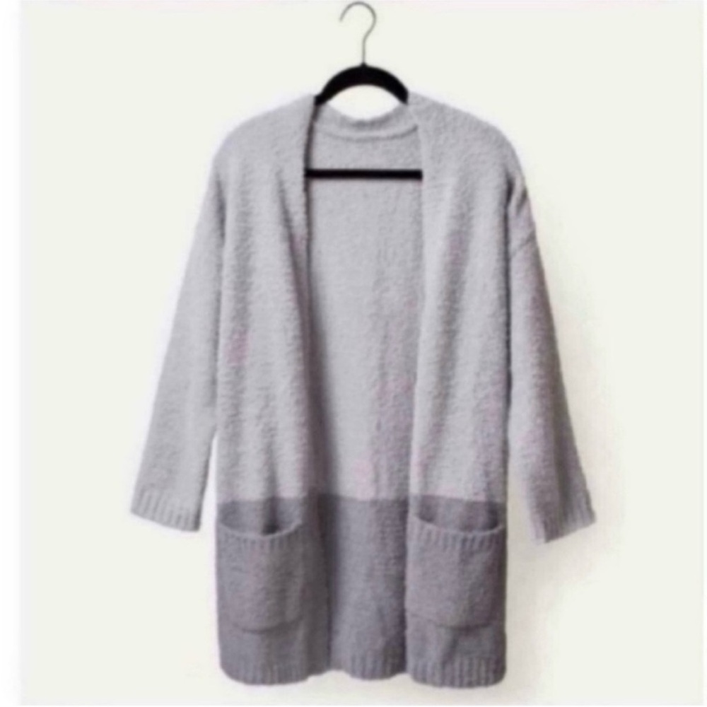 Thread & Supply Cozy Cloud Teddy Bear Wrap Cardigan